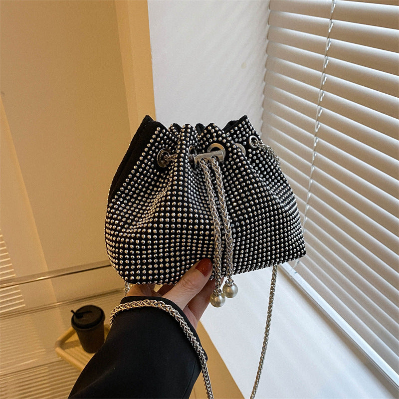 Wholesale Fashion Trend Bright Diamond Chain Shoulder Bags